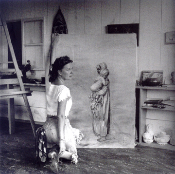 2. Dorothea Tanning iREDUCEDn her studio