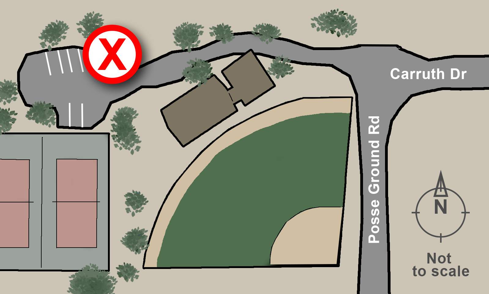 compost composting location map posse ground