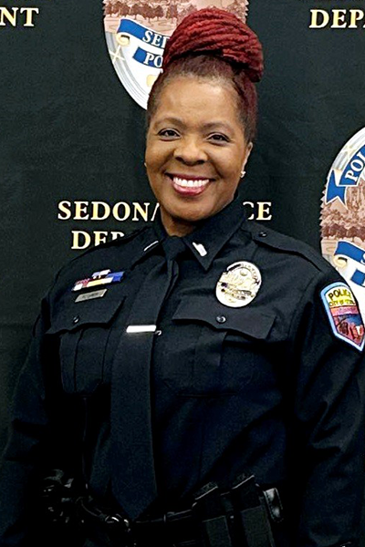 Lieutenant Raquel Oliver in uniform