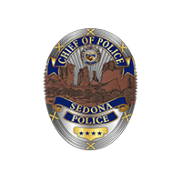 Graphic of Sedona Police badge